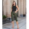 imageHybrid ampamp Company Womens Perfectly Shaping Hyper Stretch Bermuda Shorts CapriCapriolive