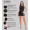imageHybrid ampamp Company Womens Perfectly Shaping Hyper Stretch Bermuda Shorts CapriDestructedshortblack