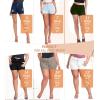 imageHybrid ampamp Company Womens Perfectly Shaping Hyper Stretch Bermuda Shorts CapriDestructedshortdwash