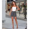 imageHybrid ampamp Company Womens Relaxed Comfy Breathable Stretch Walking Shorts with PocketsCharcoal