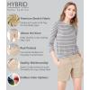 imageHybrid ampamp Company Womens Relaxed Comfy Breathable Stretch Walking Shorts with PocketsKhaki