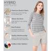 imageHybrid ampamp Company Womens Relaxed Comfy Breathable Stretch Walking Shorts with PocketsLightgrey