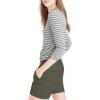 imageHybrid ampamp Company Womens Relaxed Comfy Breathable Stretch Walking Shorts with PocketsOlive