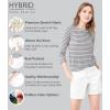 imageHybrid ampamp Company Womens Relaxed Comfy Breathable Stretch Walking Shorts with PocketsWhite