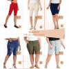 imageHybrid ampamp Company Womens Ultra Comfy Butt Lift Stretch Bermuda City ShortsBermudablue