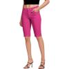 imageHybrid ampamp Company Womens Ultra Comfy Butt Lift Stretch Bermuda City ShortsBermudafuchsia
