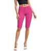 imageHybrid ampamp Company Womens Ultra Comfy Butt Lift Stretch Bermuda City ShortsBermudafuchsia