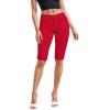 imageHybrid ampamp Company Womens Ultra Comfy Butt Lift Stretch Bermuda City ShortsBermudared
