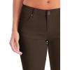imageHybrid ampamp Company Womens Ultra Comfy Butt Lift Stretch Bermuda City ShortsBrown