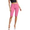 imageHybrid ampamp Company Womens Ultra Comfy Butt Lift Stretch Bermuda City ShortsPink