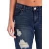 imageHybrid ampamp Company Womens Ultra Comfy Butt Lift Stretch Bermuda City ShortsRippeddarkwash