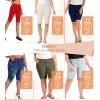imageHybrid ampamp Company Womens Ultra Comfy Butt Lift Stretch Bermuda City ShortsRippedmedium Was