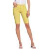 imageHybrid ampamp Company Womens Ultra Comfy Butt Lift Stretch Bermuda City ShortsYellow