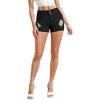 Destructed-short-black