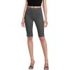 imageHybrid ampamp Company Womens Super Stretch Causal Pull On Millennium Twill Bermuda ShortsBermudacharcoal