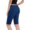 imageHybrid ampamp Company Womens Ultra Comfy Butt Lift Stretch Bermuda City ShortsBermudablue