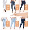 imageHybrid ampamp Company Womens Butt Lift Skinny High Waisted V3 Super Comfy Stretch Denim PantsBrown