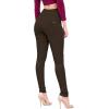 imageHybrid ampamp Company Womens Butt Lift Skinny High Waisted V3 Super Comfy Stretch Denim PantsBrown