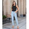 imageHybrid ampamp Company Womens Butt Lift Skinny High Waisted V3 Super Comfy Stretch Denim PantsLight Wash