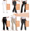 imageHybrid ampamp Company Womens Hyper Ultra Stretch Comfy Boot Cut Leg Flare Work Casual PantsBlack