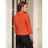 imageHybrid ampamp Company Womens Lightweight Casual Work Office Stretch Ponte Cardigan Blazer Jacket Made in USANeonsalmon