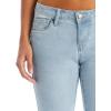 imageHybrid ampamp Company Womens Slim Fit Super Stretch Denim Capri ShortsDenim Light Wash