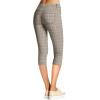 imageHybrid ampamp Company Womens Ultra Stretch Mid Rise Skinny Capri Pants with PocketsCapri1405brownmulti