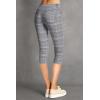 imageHybrid ampamp Company Womens Ultra Stretch Mid Rise Skinny Capri Pants with PocketsCapri676blackred