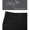 imageHybrid ampamp Company Womens Ultra Stretch Mid Rise Skinny Capri Pants with PocketsCapriblack Rhinestone