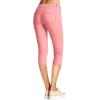 imageHybrid ampamp Company Womens Ultra Stretch Mid Rise Skinny Capri Pants with PocketsCapriblush