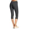 imageHybrid ampamp Company Womens Ultra Stretch Mid Rise Skinny Capri Pants with PocketsCapricharcoalblack