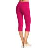imageHybrid ampamp Company Womens Ultra Stretch Mid Rise Skinny Capri Pants with PocketsCaprifuchsia