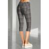 imageHybrid ampamp Company Womens Ultra Stretch Mid Rise Skinny Capri Pants with PocketsCaprikhaki