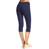 imageHybrid ampamp Company Womens Ultra Stretch Mid Rise Skinny Capri Pants with PocketsCaprinavy