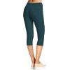 imageHybrid ampamp Company Womens Ultra Stretch Mid Rise Skinny Capri Pants with PocketsCapriteal