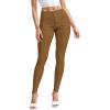 imageHybrid ampamp Company Womens Butt Lift Skinny High Waisted V3 Super Comfy Stretch Denim PantsTobacco