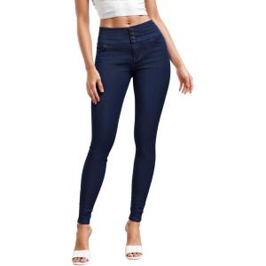 imageHybrid ampamp Company Womens Butt Lift Skinny High Waisted V3 Super Comfy Stretch Denim PantsDark Wash