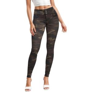 imageHybrid ampamp Company Womens Butt Lift Skinny High Waisted V3 Super Comfy Stretch Denim PantsPantscamo