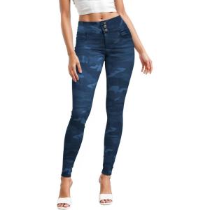 imageHybrid ampamp Company Womens Butt Lift Skinny High Waisted V3 Super Comfy Stretch Denim PantsPantsnavyca