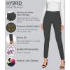 imageHybrid ampamp Company Women Stretch Skinny Dress Pants Nylon Ponte Pull On Office Leggings Trousers1073tgunmetal