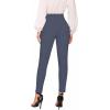 imageHybrid ampamp Company Women Stretch Skinny Dress Pants Nylon Ponte Pull On Office Leggings Trousers1073theather Navy