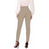 imageHybrid ampamp Company Women Stretch Skinny Dress Pants Nylon Ponte Pull On Office Leggings Trousers1073tkhaki