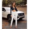imageHybrid ampamp Company Women Stretch Skinny Dress Pants Nylon Ponte Pull On Office Leggings Trousers1073twhite