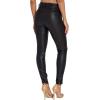 imageHybrid ampamp Company Womens Skinny Stretch Fashion Casual Coated PantsBlack