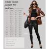 imageHybrid ampamp Company Womens Skinny Stretch Fashion Casual Coated PantsBlack