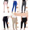 imageHybrid ampamp Company Womens Super Comfy Flat Front Stretch Trousers Chino PantsNewolive