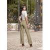 imageHybrid ampamp Company Womens Super Comfy Millennium Wide Leg PantsKhaki