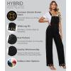 imageHybrid ampamp Company Womens Super Comfy Stretch Denim jumpsuit Pants OverallsPvj6108black
