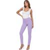 imageHybrid ampamp Company Women Stretch Skinny Dress Pants Nylon Ponte Pull On Office Leggings Trousers1073tlilac
