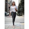 imageHybrid ampamp Company Womens Hyper Ultra Stretch Comfy Skinny Leg Work Casual PantsCharcoalblack2123bkchr